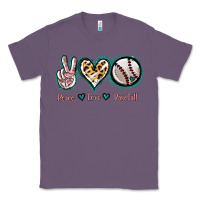 Lavender Peace Love Baseball Classic Tee - Jasminsmagicworld