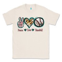 Natural Peace Love Baseball Classic Tee - Jasminsmagicworld