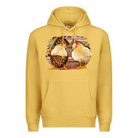 Antique Gold Western Leopard and Serape Chicks Premium Hoodie - Jasminsmagicworld
