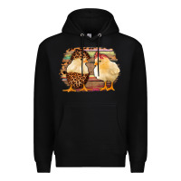 Black Western Leopard and Serape Chicks Premium Hoodie - Jasminsmagicworld