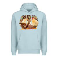 Blue Mist Western Leopard and Serape Chicks Premium Hoodie - Jasminsmagicworld