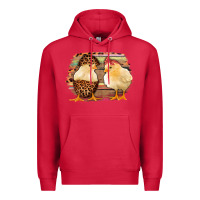 Cardinal Western Leopard and Serape Chicks Premium Hoodie - Jasminsmagicworld