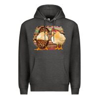 Charcoal Heather Western Leopard and Serape Chicks Premium Hoodie - Jasminsmagicworld