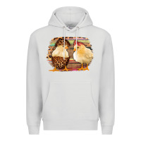 Dove Grey Western Leopard and Serape Chicks Premium Hoodie - Jasminsmagicworld