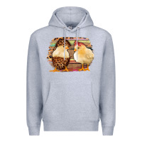 Heather Grey Western Leopard and Serape Chicks Premium Hoodie - Jasminsmagicworld