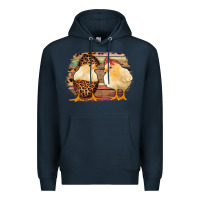 Navy Western Leopard and Serape Chicks Premium Hoodie - Jasminsmagicworld
