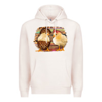 Pale Pink Western Leopard and Serape Chicks Premium Hoodie - Jasminsmagicworld