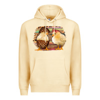 Pina Colada Western Leopard and Serape Chicks Premium Hoodie - Jasminsmagicworld