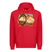 Red Western Leopard and Serape Chicks Premium Hoodie - Jasminsmagicworld