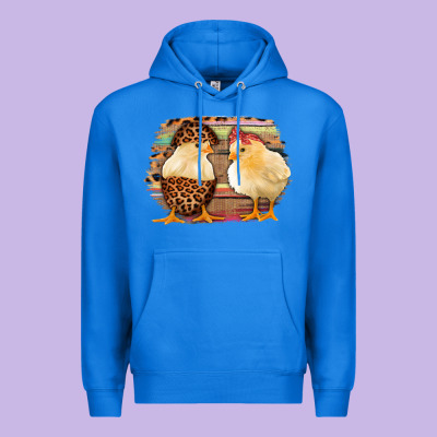 Western Leopard And Serape Chicks Premium Hoodie Designed By Jasminsmagicworld