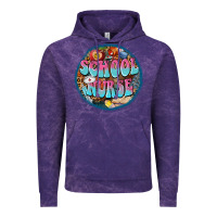 Cloud Purple western groovy school nurse Vintage Hoodie - BarkalooDesign