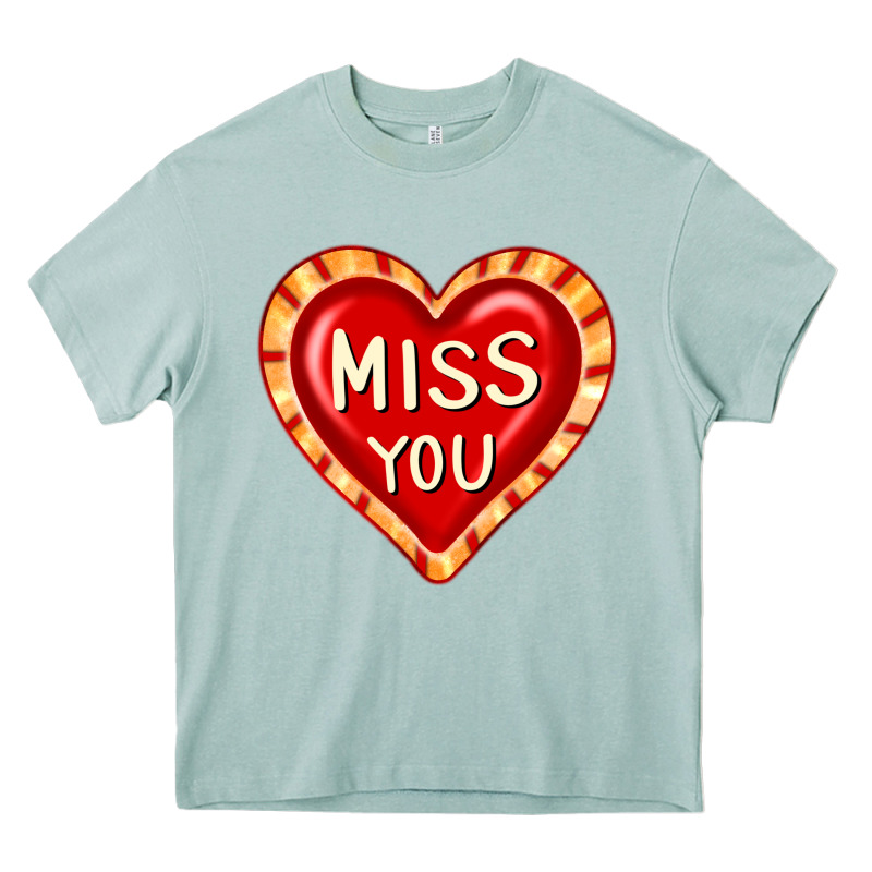 Valentine's Day Hearts 6 Heavy Core Tee by FaDigitalArtStudio | Teevron