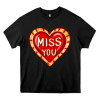 Black valentine's day hearts 6 Heavy Core Tee - FaDigitalArtStudio