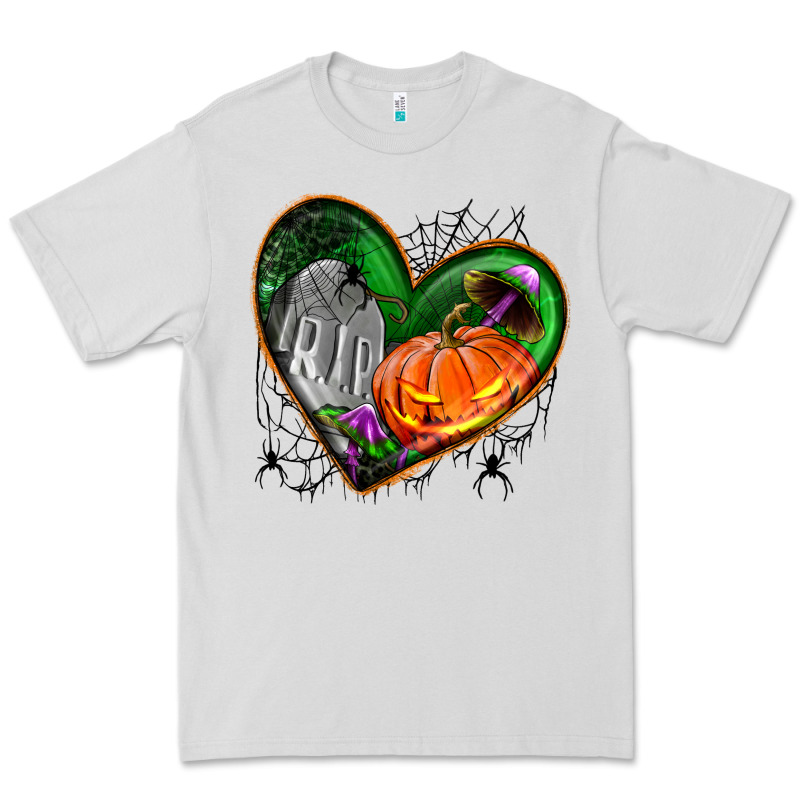 Halloween Heart With Pumpkin Premium Tee by BundleAndBundleShop | Teevron