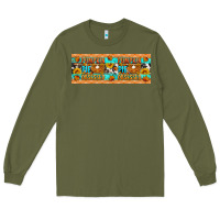 Army Green Pumpkin Pie Obsessed Long Sleeve Tee - Artiststas