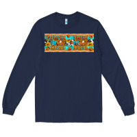 Navy Pumpkin Pie Obsessed Long Sleeve Tee - Artiststas
