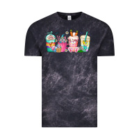 Cloud Black easter day coffee gnome Vintage Tee - CowhideDigitalArt
