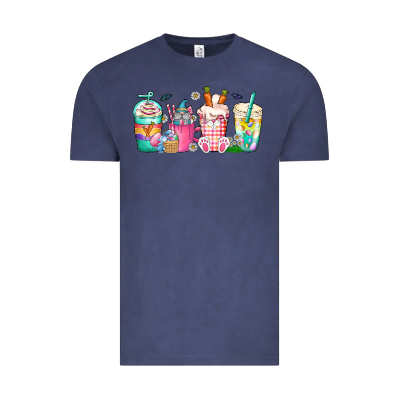 Easter Day Coffee Gnome Vintage Tee by CowhideDigitalArt | Teevron