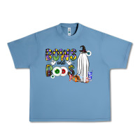 Pebble Blue Bows and Boos Y'all Urban Heavy Tee - CowhideDigitalArt