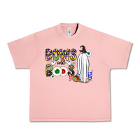 Salmon Bows and Boos Y'all Urban Heavy Tee - CowhideDigitalArt