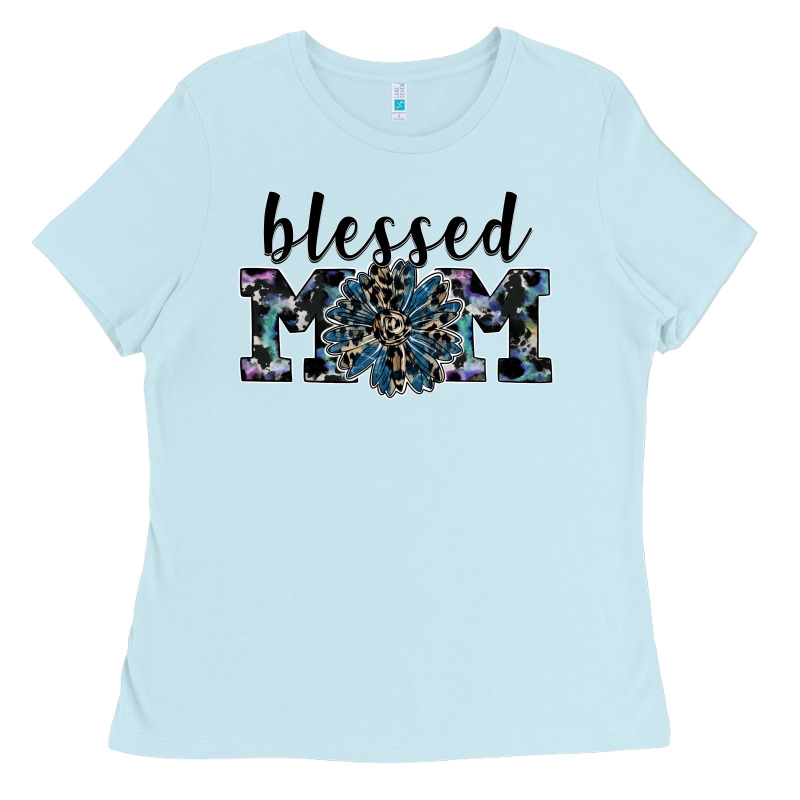 Blessed Mom Ladies Tee by SublimationCraftShop | Teevron