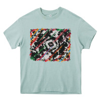 Arona cowhide and serape background Heavy Core Tee - RanaPortraitStore