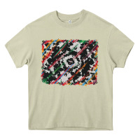 Mossy cowhide and serape background Heavy Core Tee - RanaPortraitStore