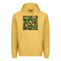 Antique Gold avocados with wood and leopard background mug  coaster Premium Hoodie - BarkalooDesign