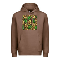 Chestnut avocados with wood and leopard background mug  coaster Premium Hoodie - BarkalooDesign