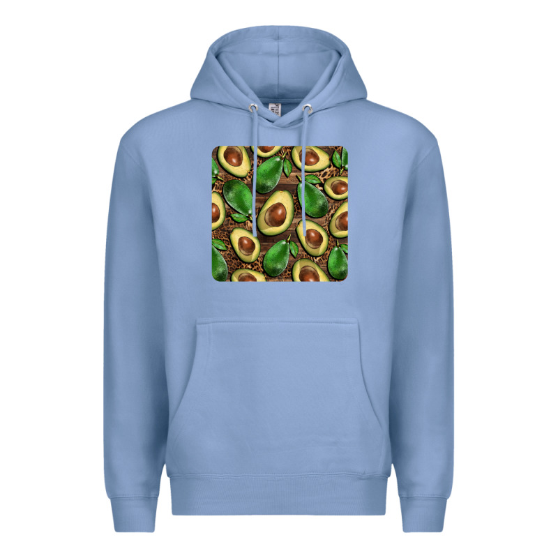 Avocados With Wood And Leopard Background Mug  Coaster Premium Hoodie by BarkalooDesign | Teevron