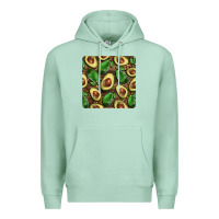 Seafoam avocados with wood and leopard background mug  coaster Premium Hoodie - BarkalooDesign