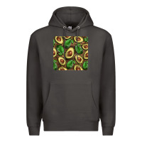 Smoke avocados with wood and leopard background mug  coaster Premium Hoodie - BarkalooDesign