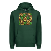Sports Green avocados with wood and leopard background mug  coaster Premium Hoodie - BarkalooDesign