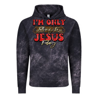 Cloud Black i'm only talking to jesus today christmas Vintage Hoodie - BarkalooDesign