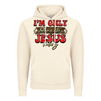 Vintage Artic i'm only talking to jesus today christmas Vintage Hoodie - BarkalooDesign