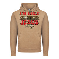 Vintage Coffee i'm only talking to jesus today christmas Vintage Hoodie - BarkalooDesign