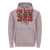 I'm Only Talking To Jesus Today Christmas Vintage Hoodie | Teevron