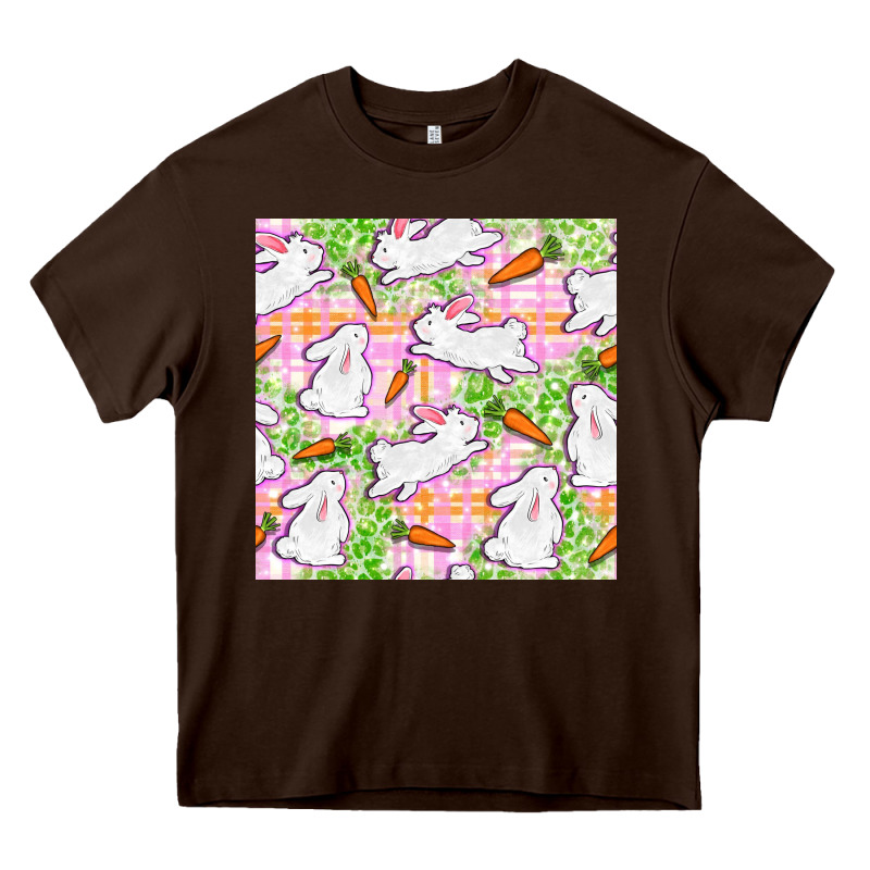 Easter Bunnies With Carrots Seamless Pattern Heavy Core Tee by BundleAndBundleShop | Teevron