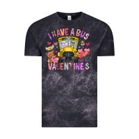 Cloud Black i have a bus full of valentines Vintage Tee - CowhideDigitalArt