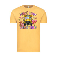 Vintage Mustard i have a bus full of valentines Vintage Tee - CowhideDigitalArt