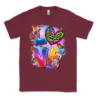 Burgundy Love pride Classic Tee - FaDigitalArtStudio