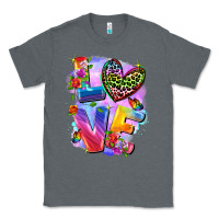 Charcoal Heather Love pride Classic Tee - FaDigitalArtStudio