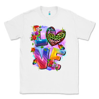 White Love pride Classic Tee - FaDigitalArtStudio