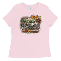 Bubblegum Pink blessed nurse Ladies Tee - SublimationCraftShop
