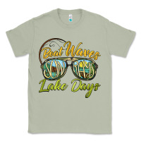 Matcha boat waves sun rays lake days Classic Tee - BarkalooDesign