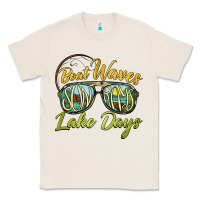 Natural boat waves sun rays lake days Classic Tee - BarkalooDesign