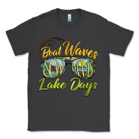 Smoke boat waves sun rays lake days Classic Tee - BarkalooDesign