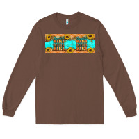 Chestnut Thankful mama mama mama Long Sleeve Tee - Artiststas