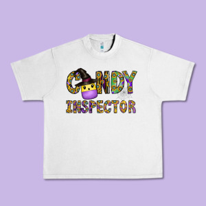 Candy Inspector Urban Heavy Tee Designed By Cowhidedigitalart