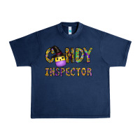 Navy Candy Inspector Urban Heavy Tee - CowhideDigitalArt